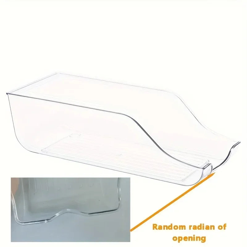 Rolling Can Organizer for Fridge — Automatic Soda & Beer Can Dispenser