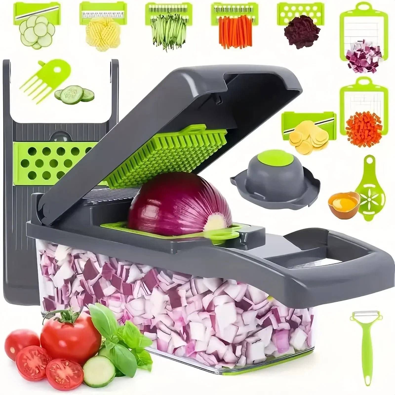 Picador Multifuncional de Verduras 14 en 1