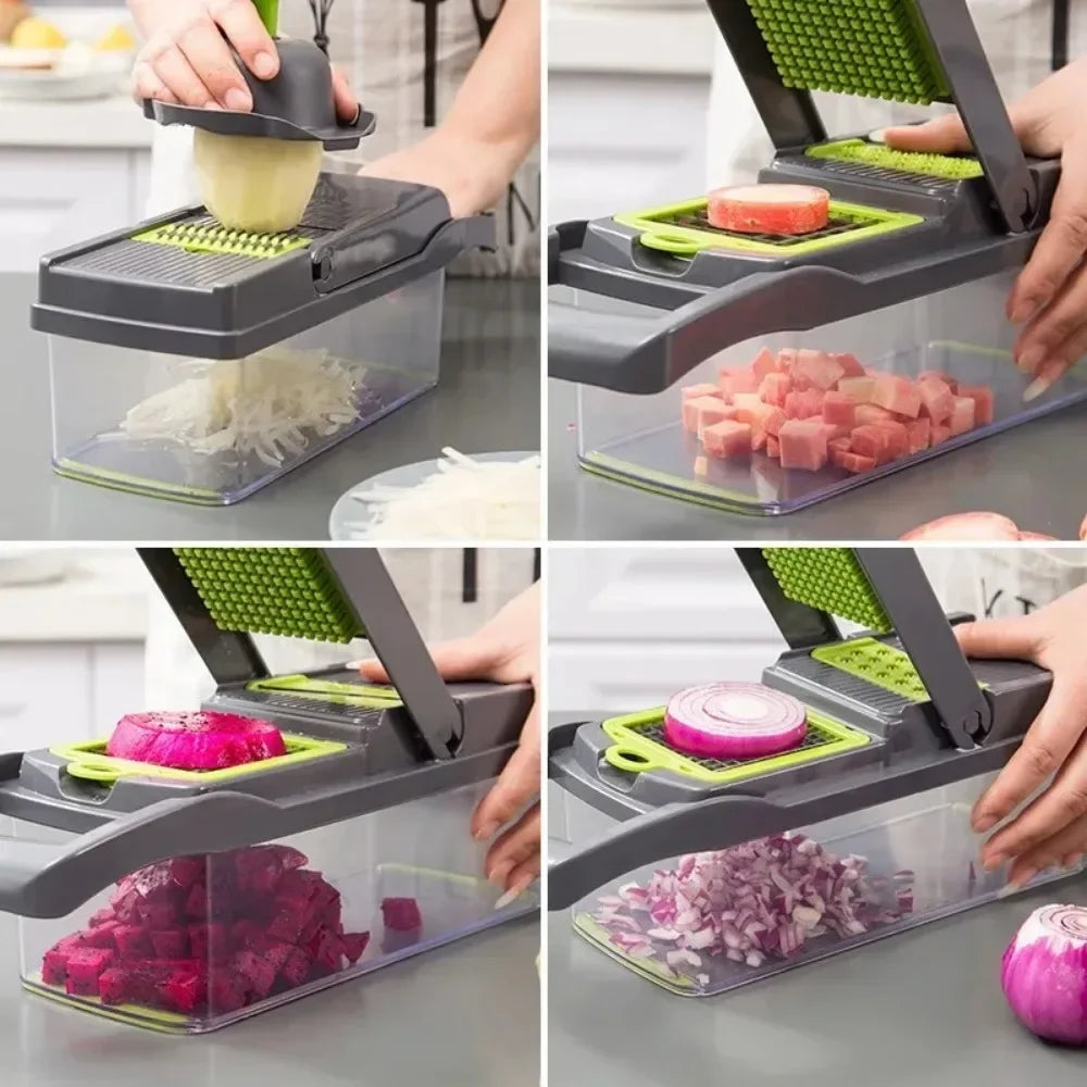 Picador Multifuncional de Verduras 14 en 1