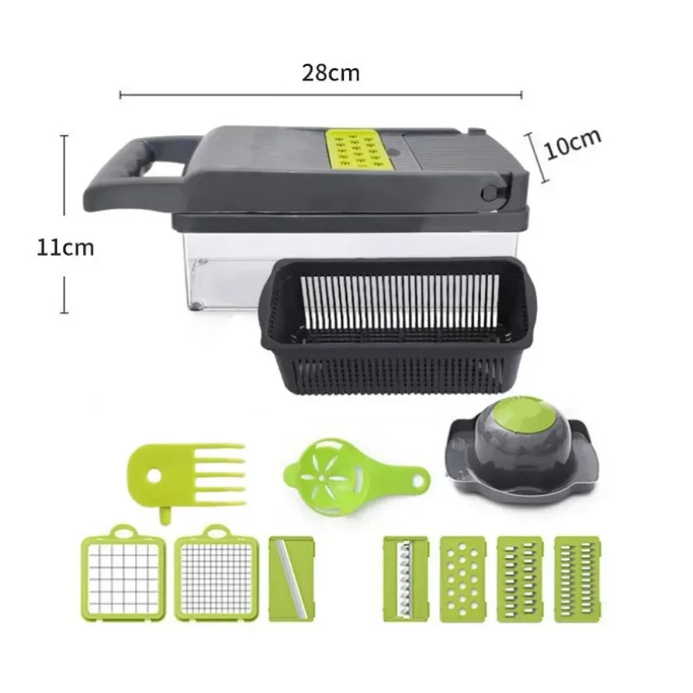 Picador Multifuncional de Verduras 14 en 1