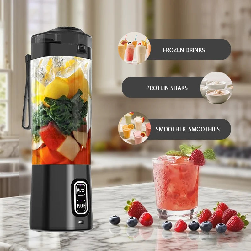 700ml Portable USB Rechargeable Blender — Fresh Juice On The Go