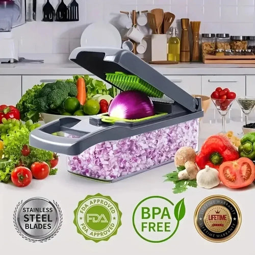 Picador Multifuncional de Verduras 14 en 1