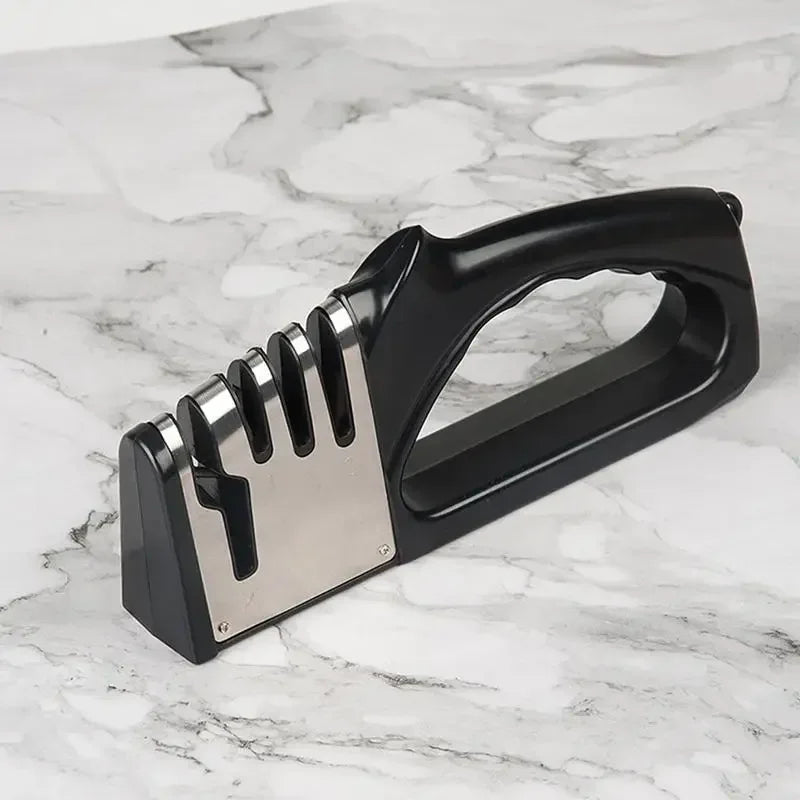 4-Stage Professional Knife Sharpener — Razor Sharp in Seconds